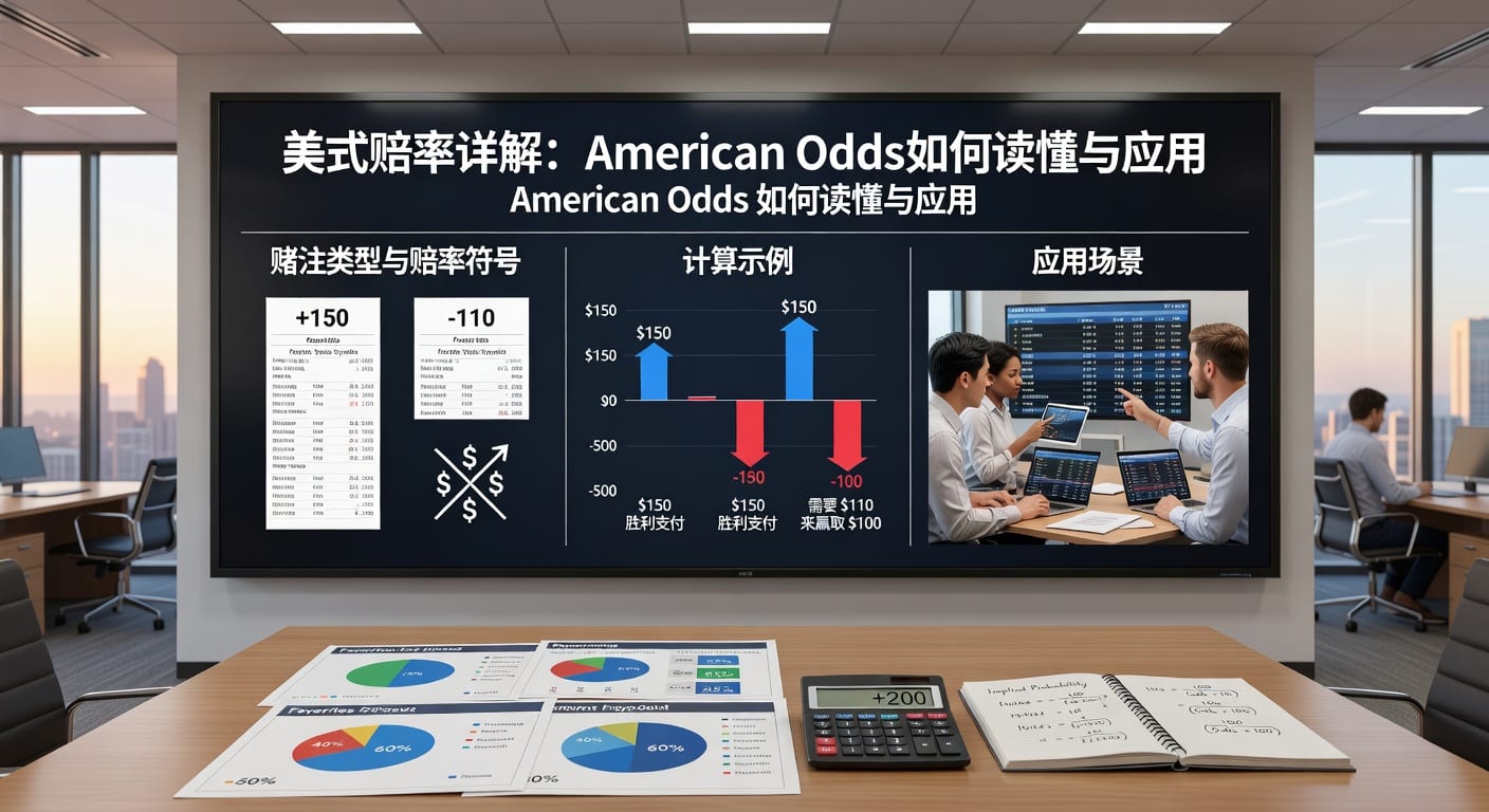 美式赔率 (American Odds) 详解：新手到高手的投注技巧与分析