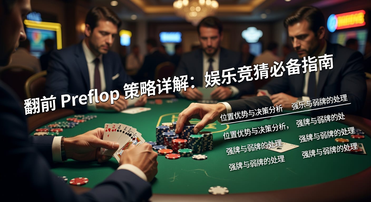 翻前 preflop：2026年起手局判断与投注技巧