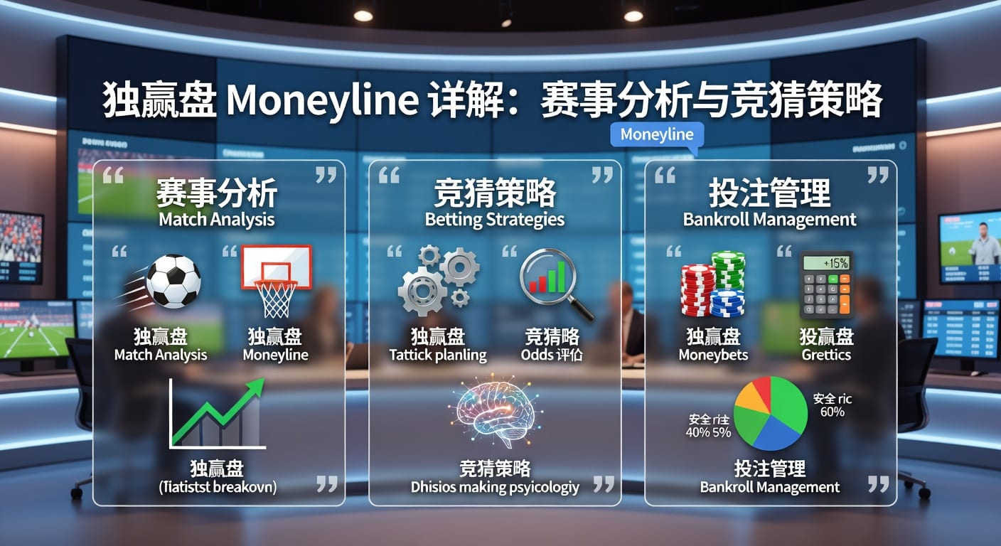 独赢盘 moneyline：胜负判断与实战读法