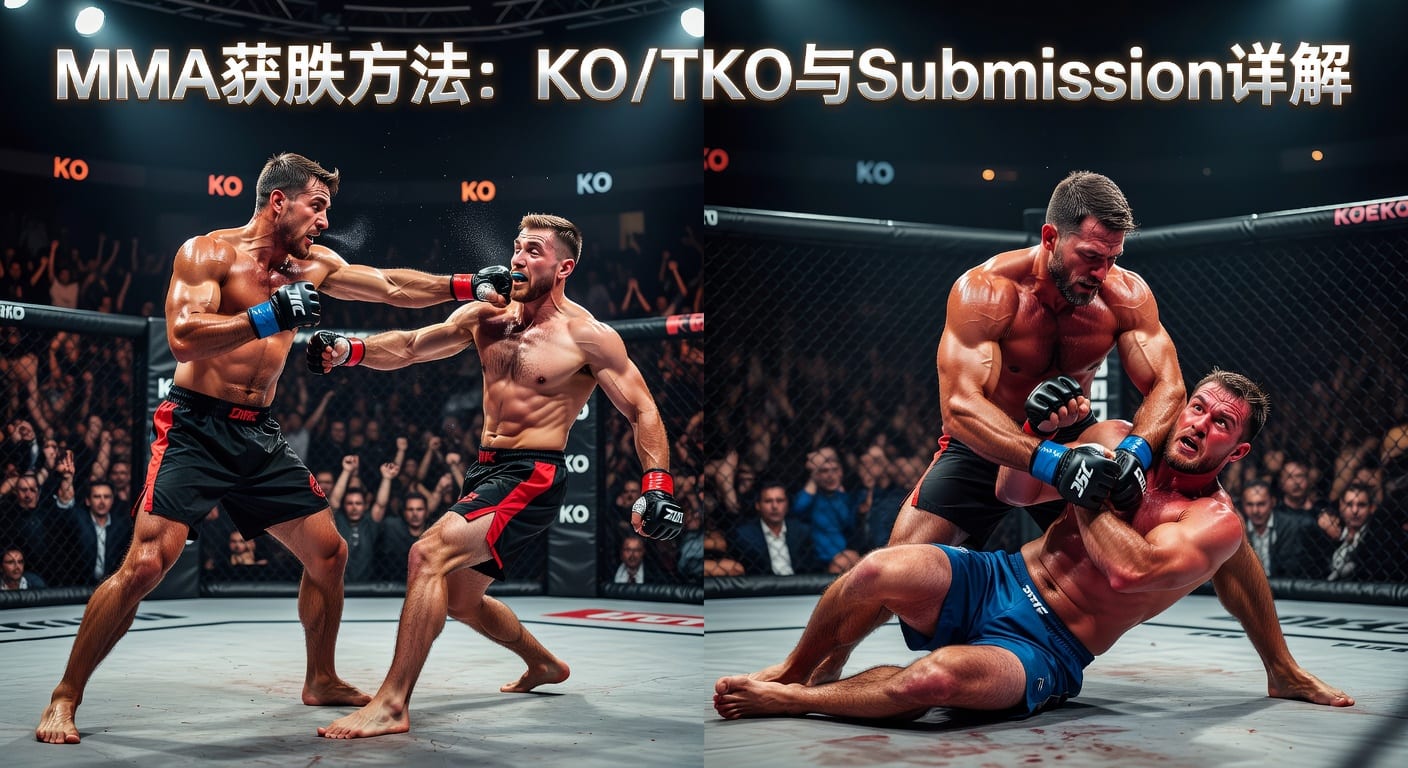 MMA方法 method of victory KO/TKO Submission 2026年解读